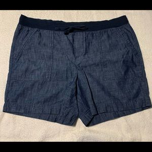 Talbots Shorts, Size 14P, Light Denim/Chambray Type Fabric
